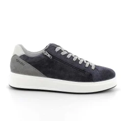 Man Igi&Co Sneakers-Men'S Leather Sneakers Jeans