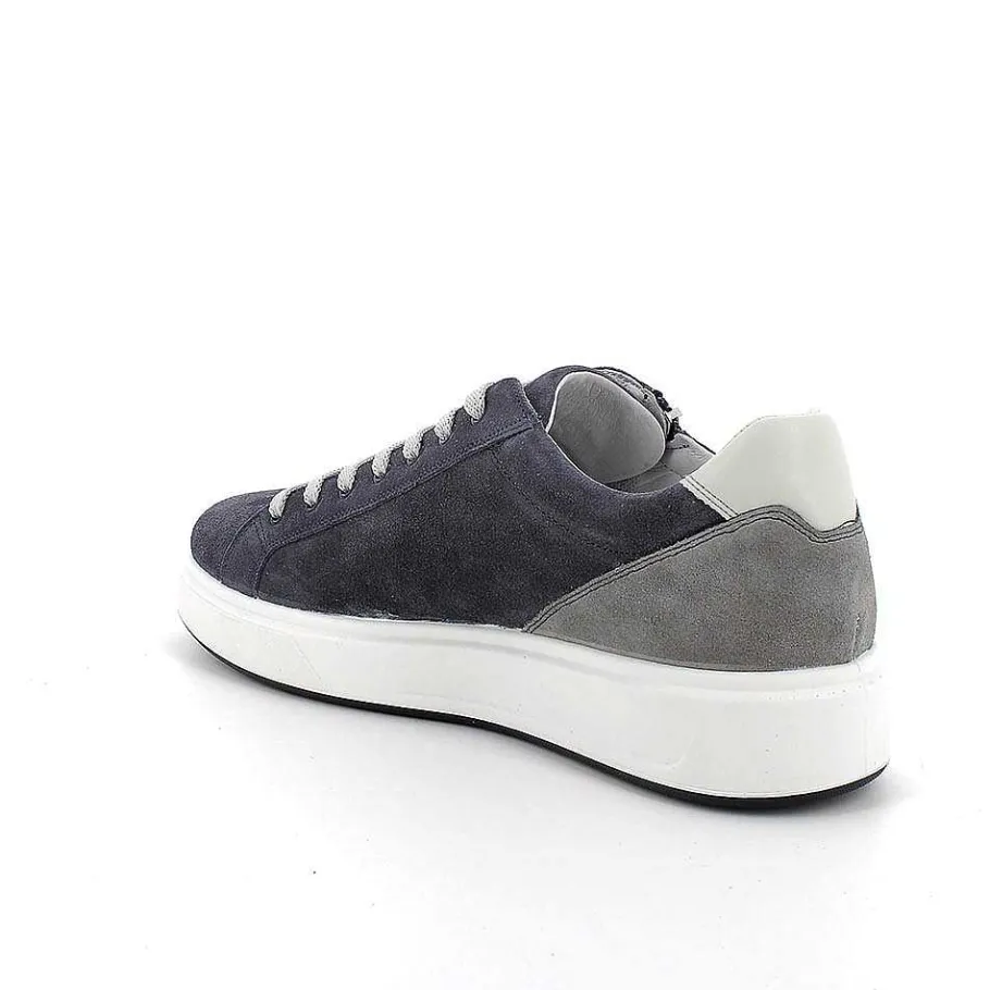 Man Igi&Co Sneakers-Men'S Leather Sneakers Jeans