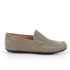 Man Igi&Co Moccasins And Flat Shoes-Military Green Men'S Leather Loafers