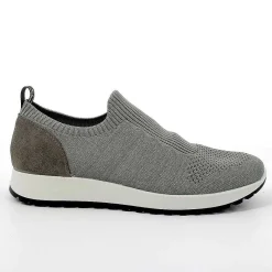 Man Igi&Co Moccasins And Flat Shoes-Military Green Men'S Sock Sneakers