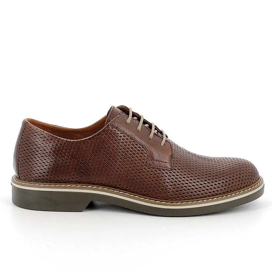 Man Igi&Co Lace Up-Mud Men'S Leather Lace-Ups