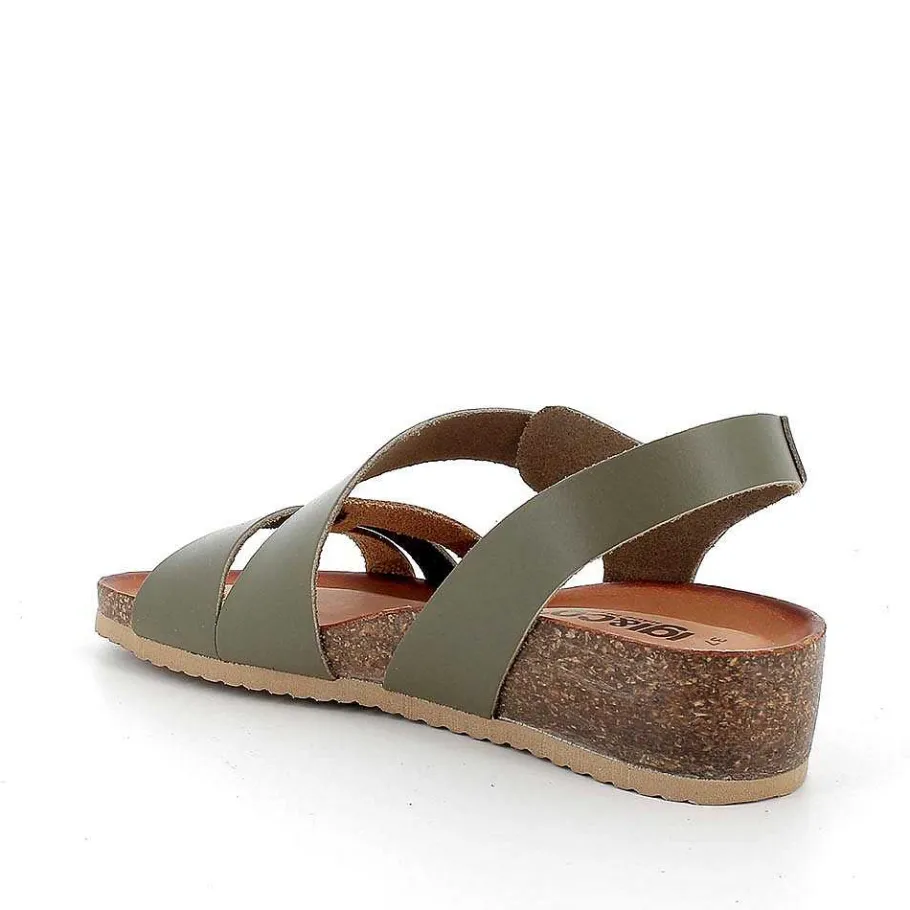 Woman Igi&Co Sandals And Flip Flops-Mud-Copper Women'S Leather Sandals