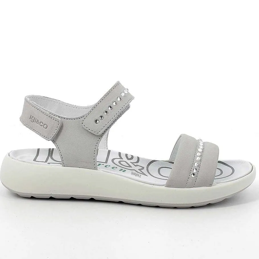 Woman Igi&Co Eco-Sustainable Shoes-Pearl Women'S Leather Sandals