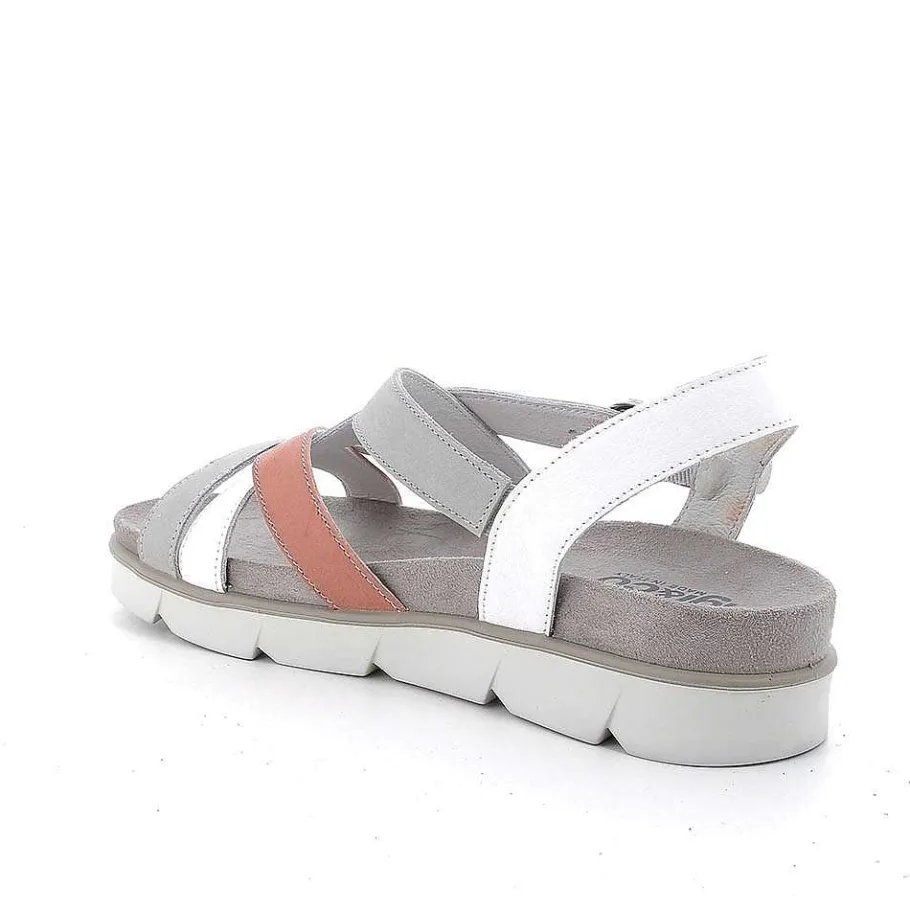 Woman Igi&Co Sandals And Flip Flops-Pearl-White Women'S Leather Sandals