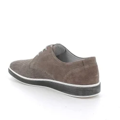 Man Igi&Co Lace Up-Pewter Men'S Leather Lace-Ups