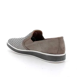 Man Igi&Co Moccasins And Flat Shoes-Pewter Men'S Slip On