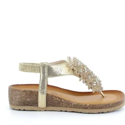 Woman Igi&Co Wedges-Platinum Women'S Flip-Flop Sandal