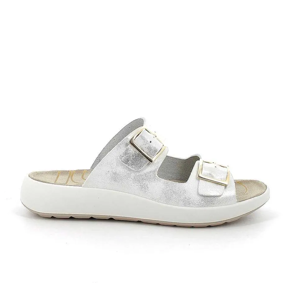 Woman Igi&Co Eco-Sustainable Shoes-Platinum Women'S Sandals