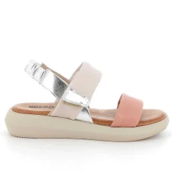 Woman Igi&Co Sandals And Flip Flops-Powder-Cream Women'S Leather Sandals