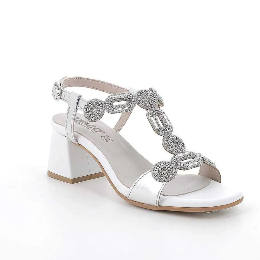 Woman Igi&Co Heeled Shoes-Silver Women'S Heeled Sandals
