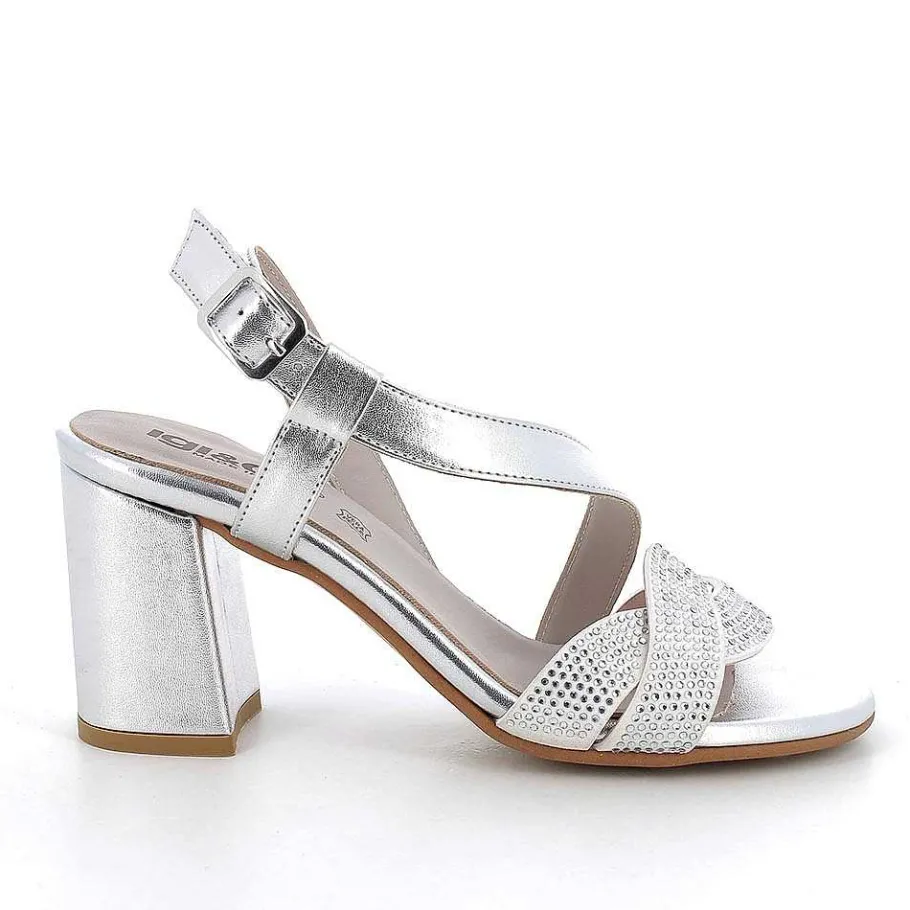Woman Igi&Co Heeled Shoes-Silver Women'S Heeled Sandals