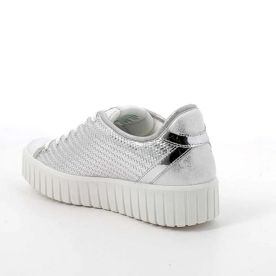 Woman Igi&Co Eco-Sustainable Shoes-Silver Women'S Sneakers