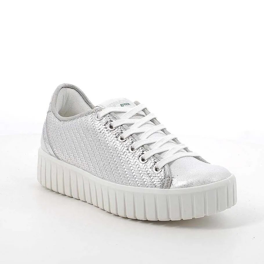 Woman Igi&Co Eco-Sustainable Shoes-Silver Women'S Sneakers