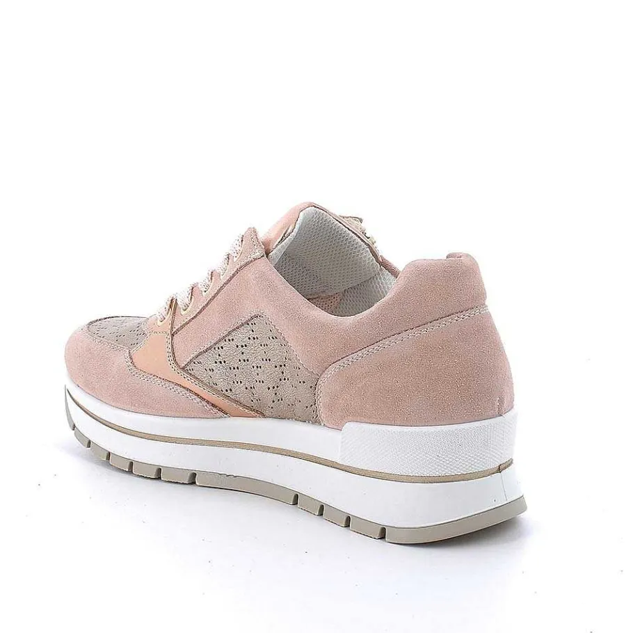 Woman Igi&Co Sneakers-Skin-Champagne Women'S Leather Sneakers