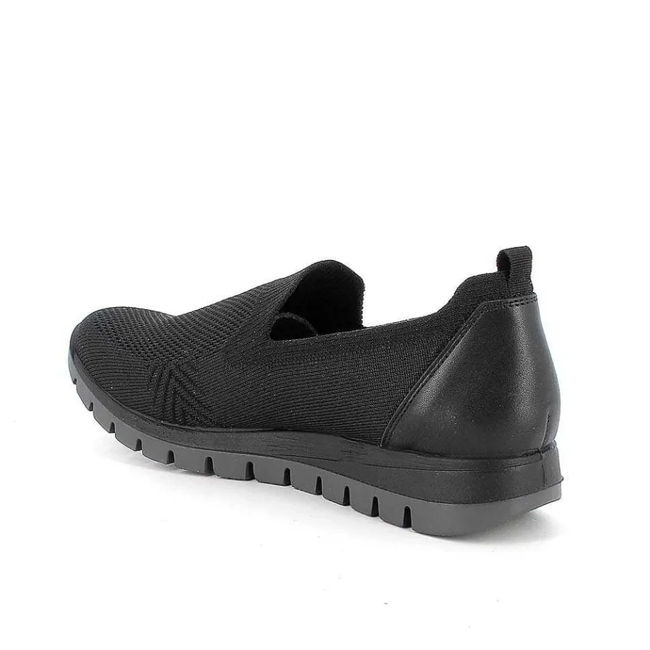 Woman Igi&Co Moccasins And Slip Ons-Slip On Black Women'S Sock