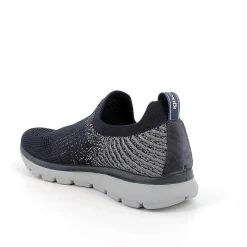 Man Igi&Co Moccasins And Flat Shoes-Slip On Men'S Sock Blue-Grey