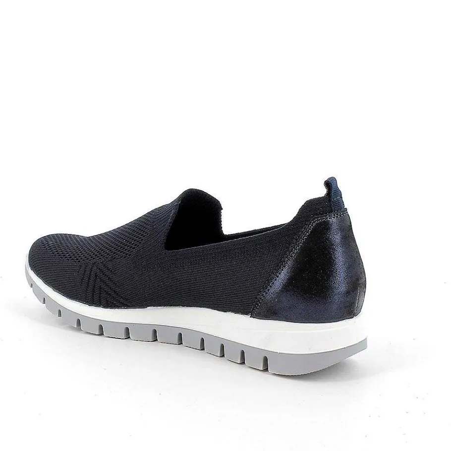 Woman Igi&Co Moccasins And Slip Ons-Slip On Women'S Sock Blue