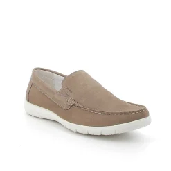 Man Igi&Co Moccasins And Flat Shoes-Taupe Men'S Leather Loafers