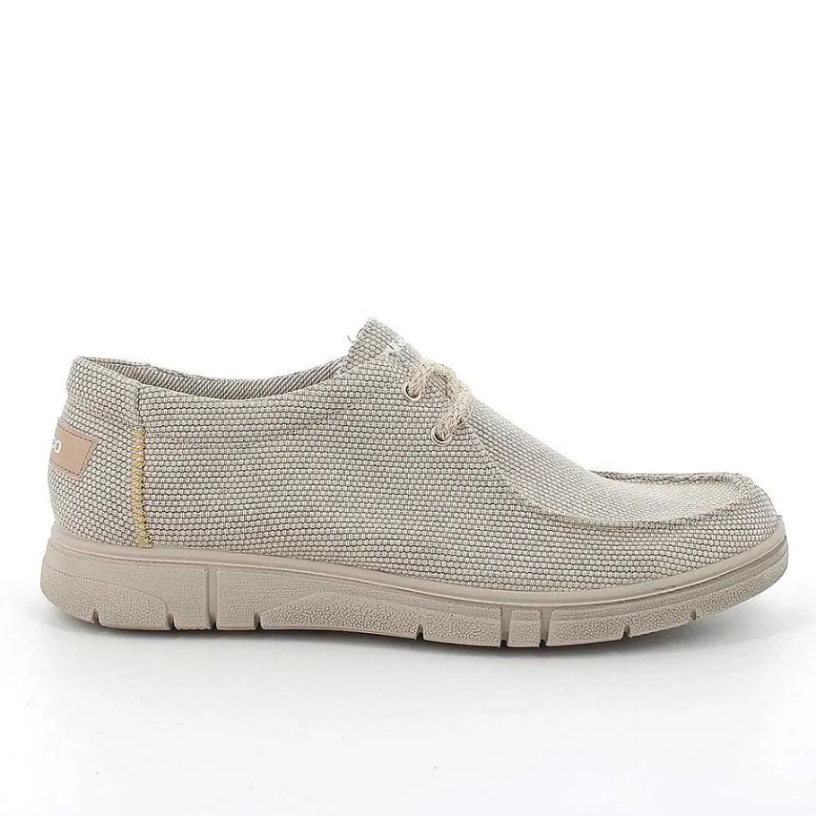 Man Igi&Co Moccasins And Flat Shoes-Taupe Men'S Shoes