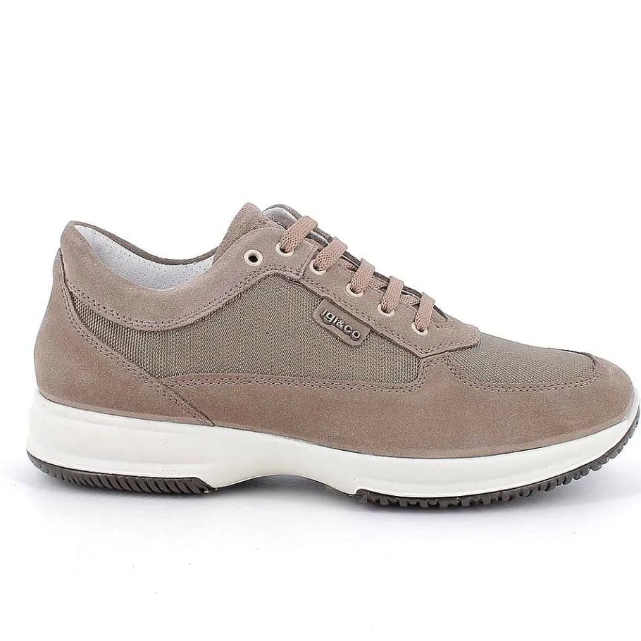 Man Igi&Co Sneakers-Taupe Men'S Sneakers