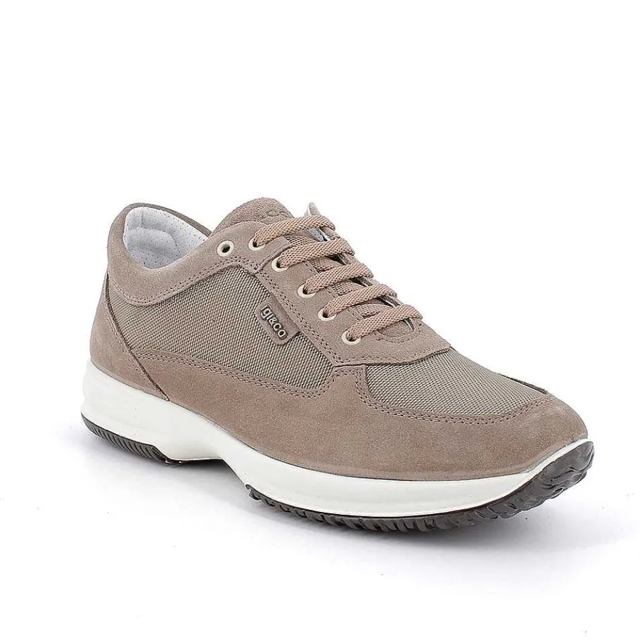 Man Igi&Co Sneakers-Taupe Men'S Sneakers