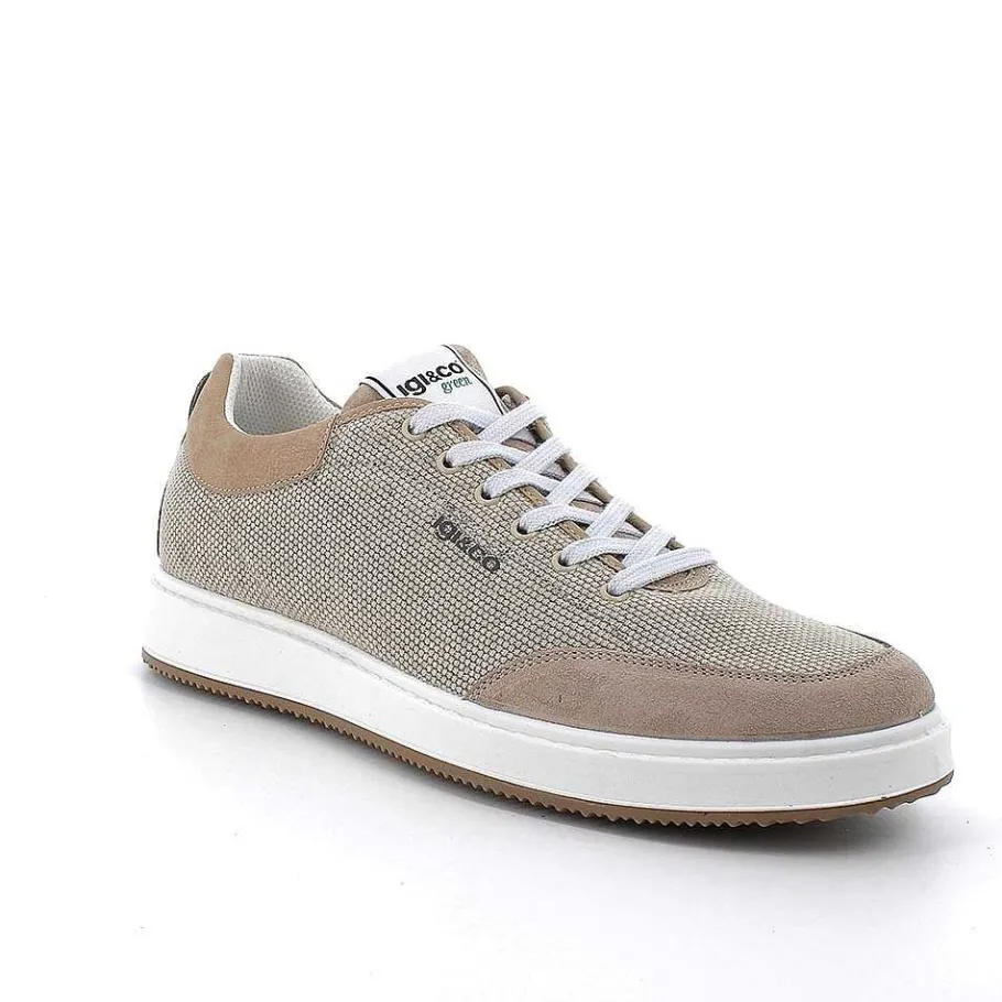 Man Igi&Co Sneakers-Taupe Men'S Sneakers