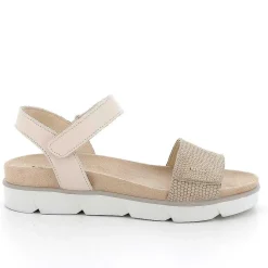 Woman Igi&Co Sandals And Flip Flops-Taupe Women'S Leather Sandals