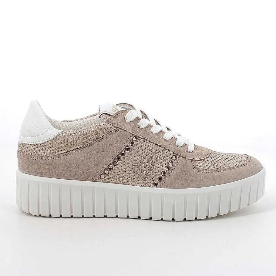 Woman Igi&Co Eco-Sustainable Shoes-Visone Women'S Sneakers