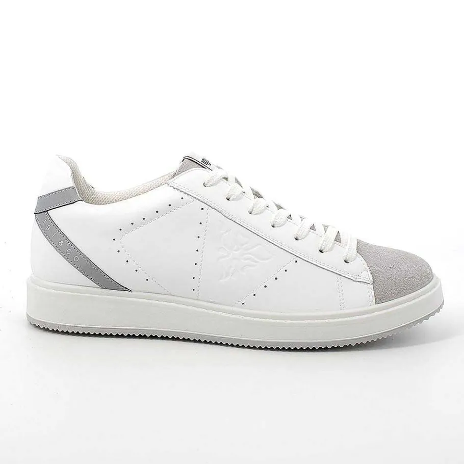 Man Igi&Co Sneakers-White Men'S Sneakers