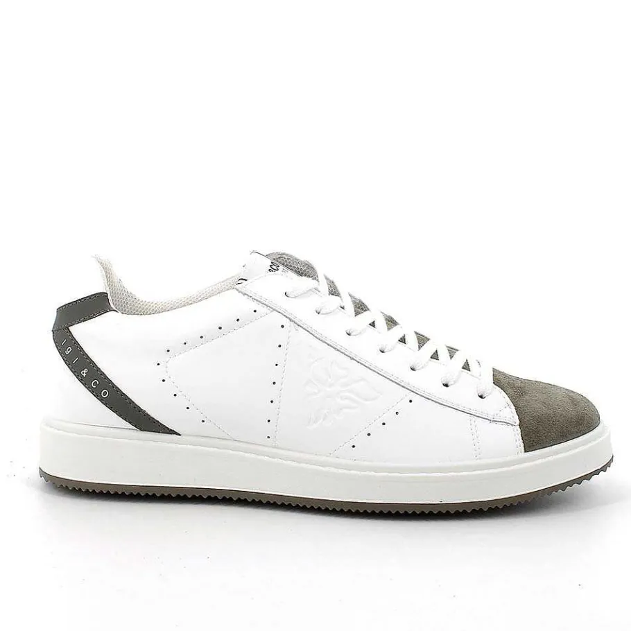Man Igi&Co Sneakers-White Men'S Sneakers