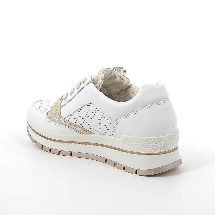 Woman Igi&Co Sneakers-White Women'S Leather Sneakers