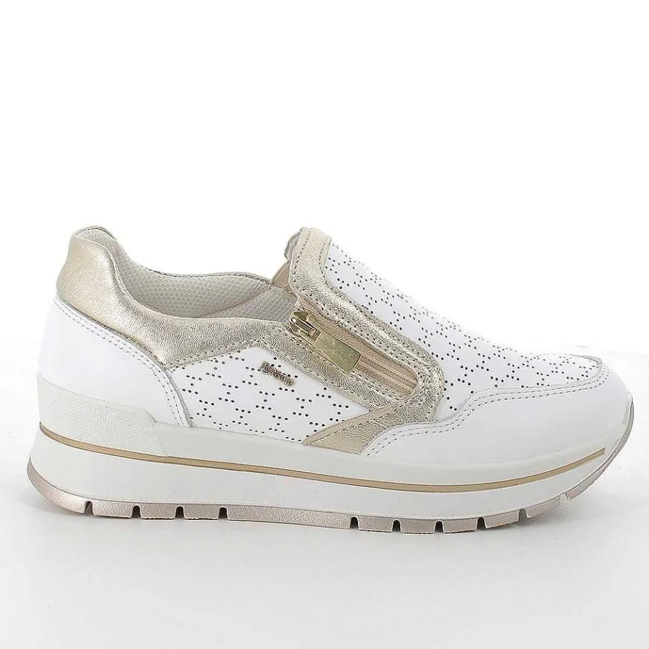 Woman Igi&Co Sneakers-White Women'S Leather Sneakers