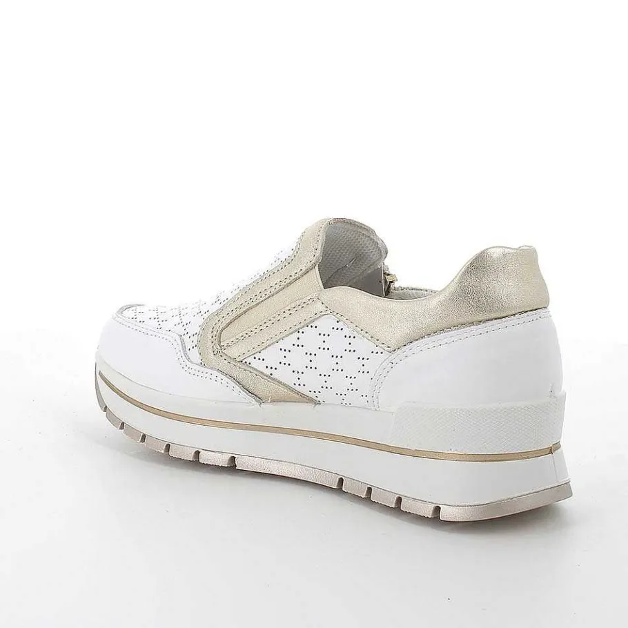 Woman Igi&Co Sneakers-White Women'S Leather Sneakers