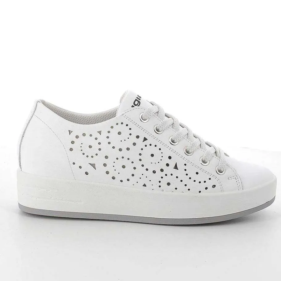 Woman Igi&Co Sneakers-White Women'S Leather Sneakers