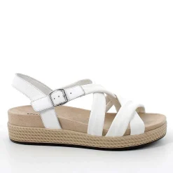 Woman Igi&Co Sandals And Flip Flops-White Women'S Sandals
