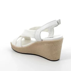 Woman Igi&Co Wedges-White Women'S Wedge Sandals