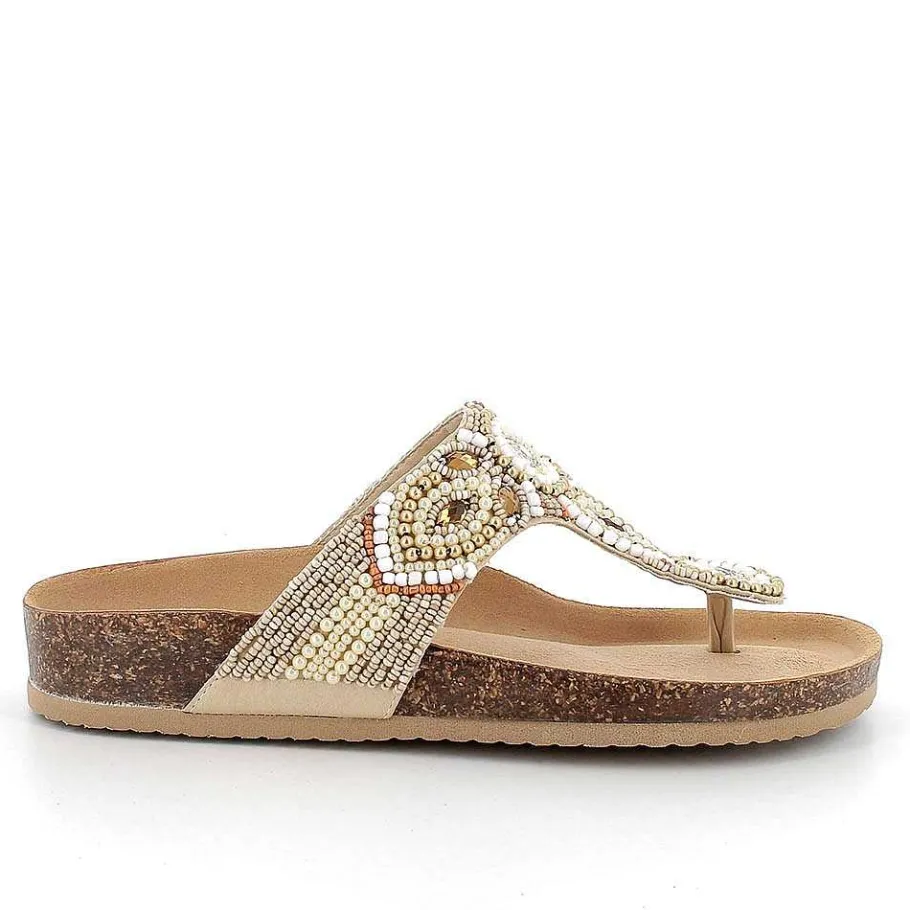 Woman Igi&Co Sandals And Flip Flops-Women'S Flip Flop Sandals Platinum