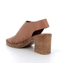 Woman Igi&Co Heeled Shoes-Women'S Leather Heeled Sandals Tan
