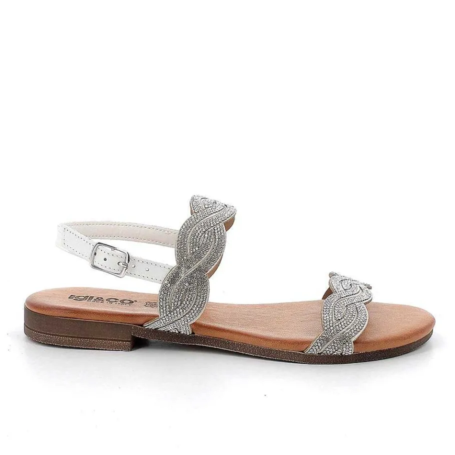 Woman Igi&Co Sandals And Flip Flops-Women'S Leather Sandals Milk