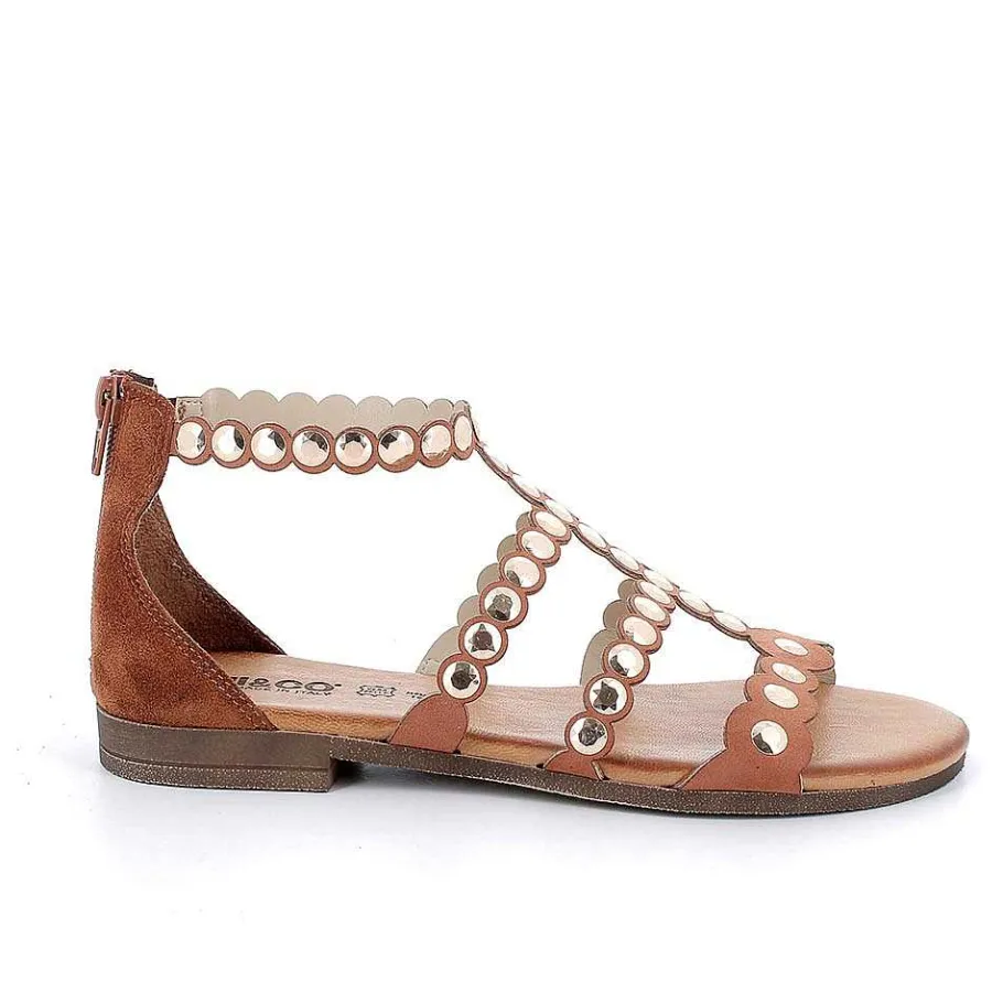 Woman Igi&Co Sandals And Flip Flops-Women'S Leather Sandals Tan