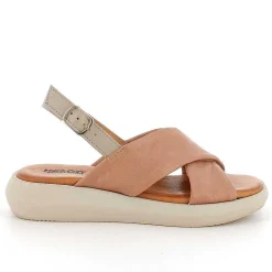 Woman Igi&Co Sandals And Flip Flops-Women'S Leather Sandals Tan-Sage