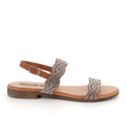 Woman Igi&Co Sandals And Flip Flops-Women'S Leather Sandals Tan