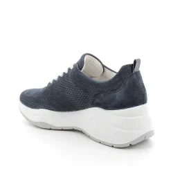 Woman Igi&Co Wedges-Women'S Leather Wedge Sneakers Jeans