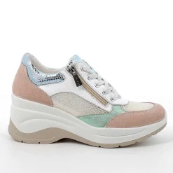 Woman Igi&Co Wedges-Women'S Wedge Sneakers Skin-White